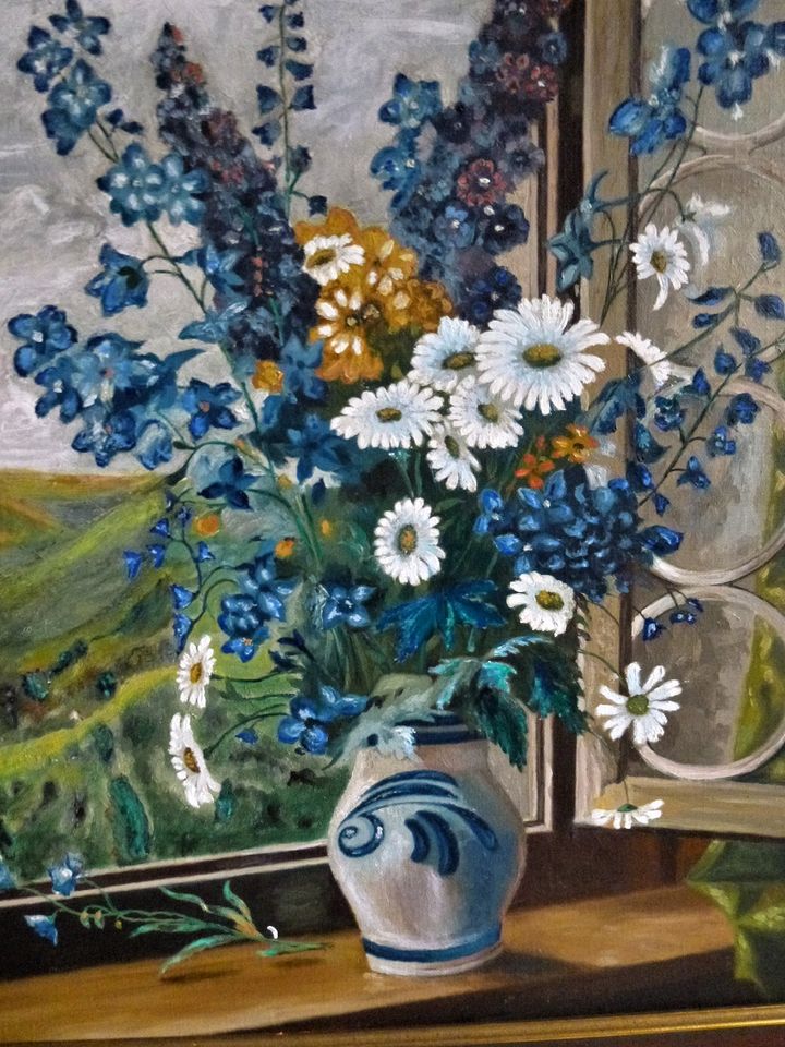 Ölbild von 1940,. O. Kroll in Lahntal