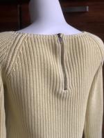 Strickpullover Reißverschluss gold Rücken gestrickt Pulli Bayern - Heroldsberg Vorschau