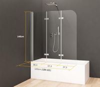 Duschwand für Badewanne montieren Hessen - Darmstadt Vorschau