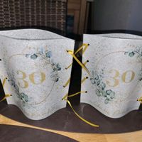 30  Geburtstag/Runder Geburtstag Dekoration Tischlichter handmade Hessen - Alheim Vorschau
