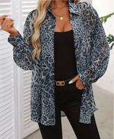 Asos Longbluse/Bluse Oversize Leoparden-Muster Gr. S 36 Niedersachsen - Seelze Vorschau