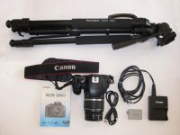 Canon EOS 1000d Digitalkamera mit Hama Stativ und Fototasche Baden-Württemberg - Riegel Vorschau