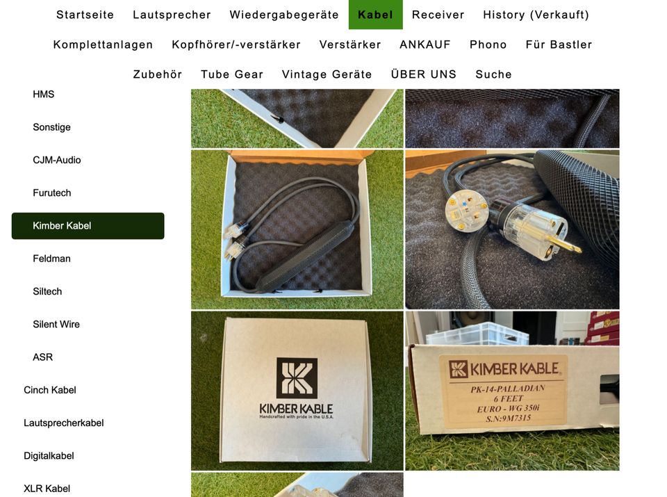 Kimber Kable PK-14-Palladian Netzkabel 2m☘️ HIFI ANKAUF ☘️ in Friedberg (Hessen)