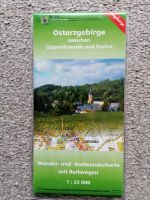 Wanderkarte und Radwanderkarte Erzgebirge Sachsen - Dippoldiswalde Vorschau