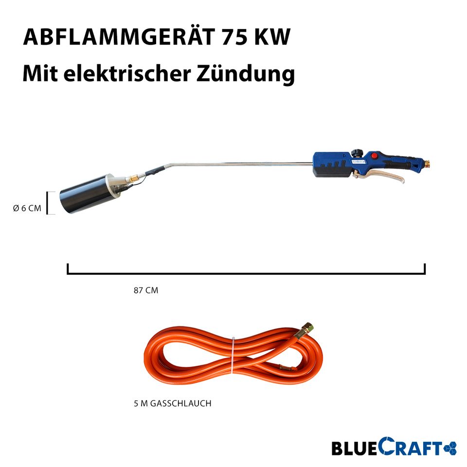 Abflammgerät Auftaugerät Unkrautvernichter elektrische Zündung in Dortmund