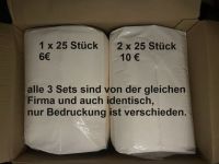 Unterlagen für Bett 90x60 cm, 25 Stück in Folie, Versand möglich Herzogtum Lauenburg - Geesthacht Vorschau