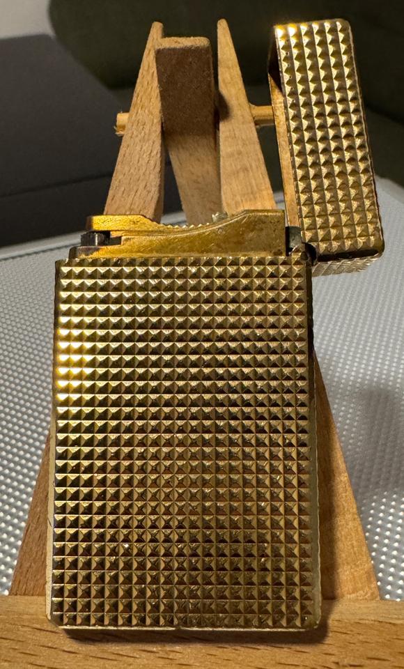 S. T. Dupont Feuerzeug Linie 1 Carré - groß - Gold 20 µ Vergold. in Köln
