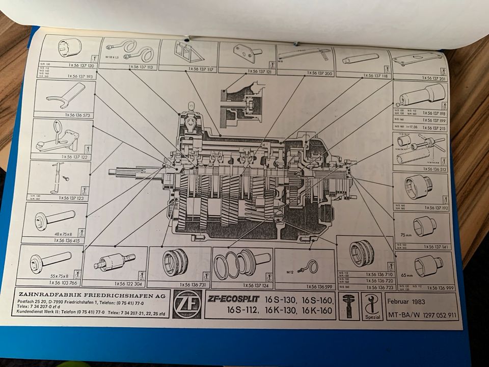 Verkaufe ZF Übersicht Schaltgetriebe, ZF Ecosplit Getriebe in Fincken