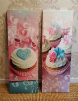 2 Keilrahmen Bilder Cupcakes Niedersachsen - Hildesheim Vorschau