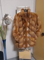 Vintage Rotfuchs Jacke mit Zickzack Muster Echtpelz Nordrhein-Westfalen - Meerbusch Vorschau