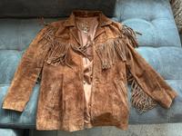Campri Fransen Lederjacke Mantel Jacke Western Vintage Hessen - Schenklengsfeld Vorschau