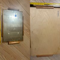 DDR PGH Spiegel Glas Görlitz 70er Tablett 34x22 Holz 60er Rostock - Stadtmitte Vorschau