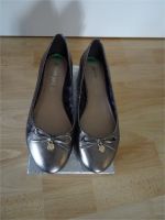 Ballerinas Gr. 37 Leder Parisian Parc metallic/gold/khaki Bochum - Bochum-Ost Vorschau