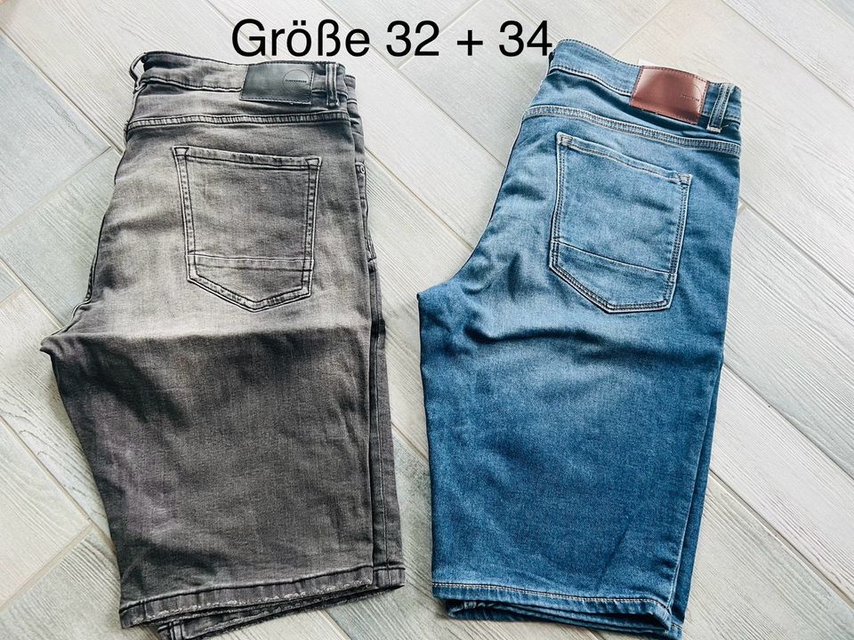 Jeansshorts, Herrenshorts, verschiedene Größen in Mupperg