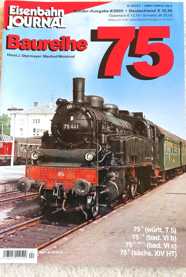 Eisenbahn Journal der Baureihe 75 Sonderausgabe in Niedernhausen