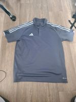 Poloshirt Adidas Grau/weiß Mecklenburg-Vorpommern - Neubrandenburg Vorschau