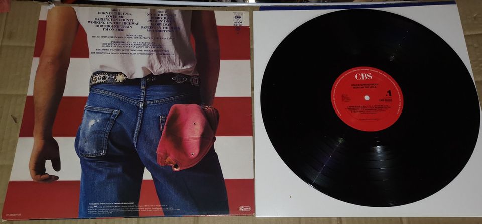 BRUCE SPRINGSTEEN  born in the usa  LP  1984 in Oldenburg