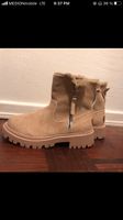 Beige Stiefeletten/ Stiefel Hamburg-Nord - Hamburg Eppendorf Vorschau