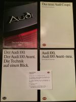 4x Audi Prospekte, Audi 100, Audi Coupé, Avant, Quattro, Hude (Oldenburg) - Nordenholz Vorschau