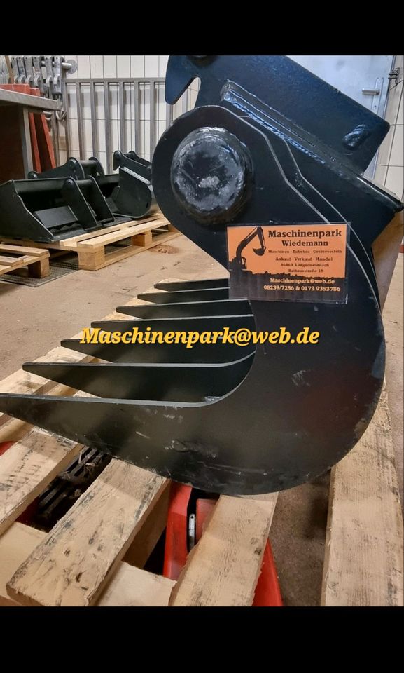 ✅️ 80cm - MS03 - Roderechen - Rodehaken - Minibagger Bagger in Langenneufnach