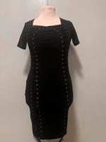Kleid mit Schnüren detailis im schwarz farbe Hessen - Hanau Vorschau