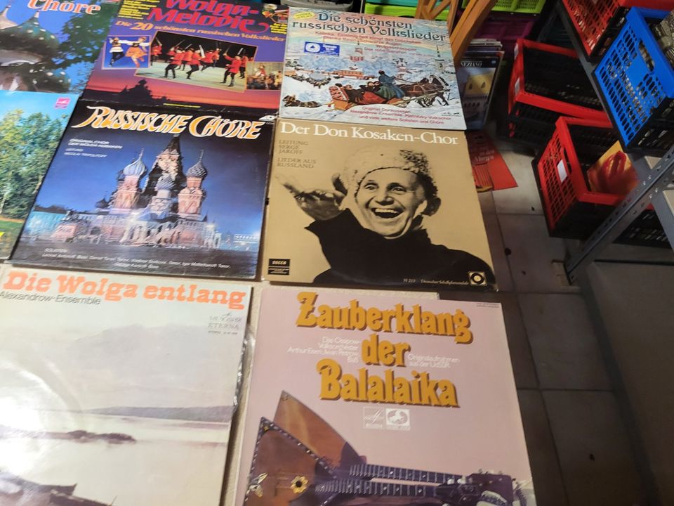 26 x LPs: Weltmusik-Paket: Russland, u.a. 8x Ivan Rebroff-20 Euro in Alzey