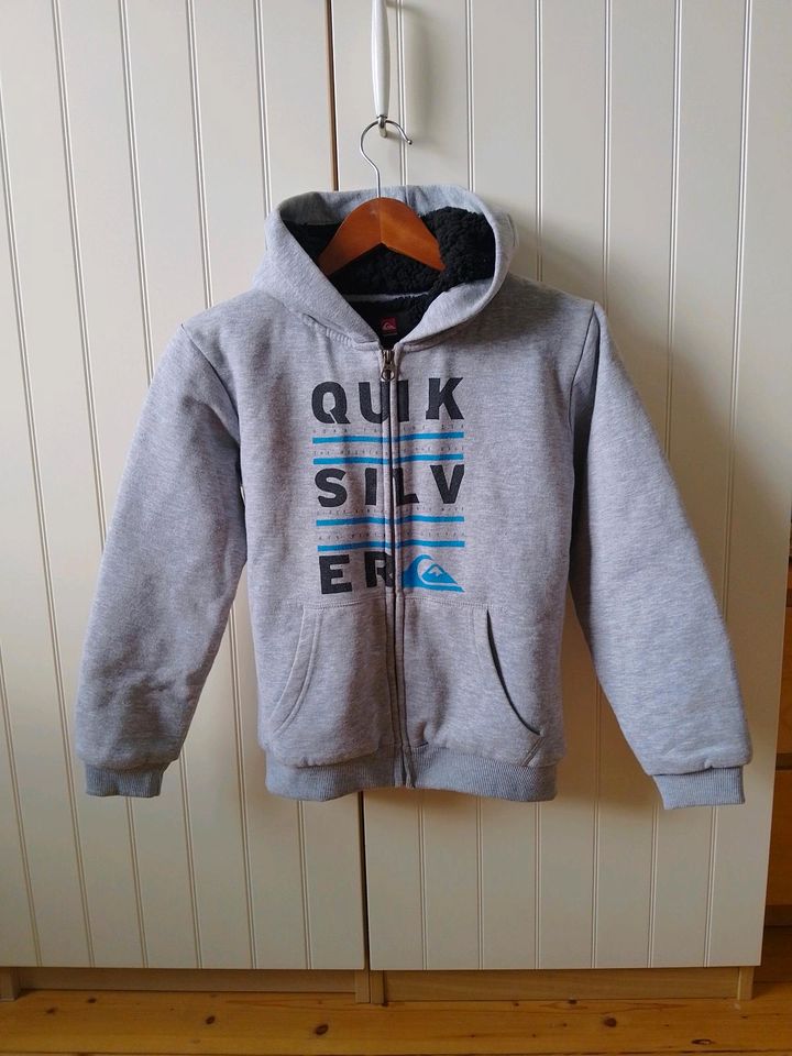 gefütterte Sweatjacke von QUIKSILVER Gr. 12 Jahre 146 in Recklinghausen