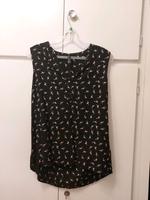 Kurze Schwarze Bluse mit Flamingos NEU 36 Nordrhein-Westfalen - Oberhausen Vorschau