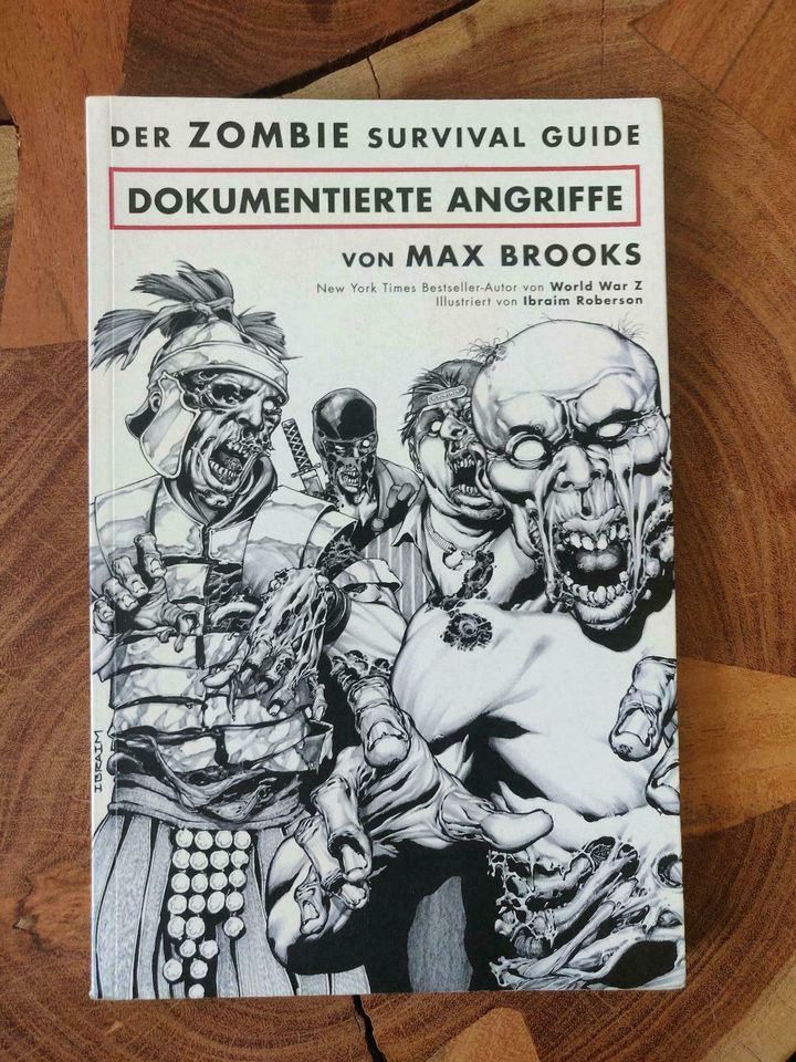 Max Brooks Zombie Survival Guide, Comic in Berlin