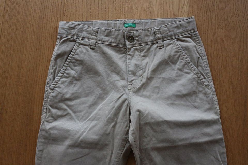 benetton - Chino - beige - Gr. 170 in Freudental