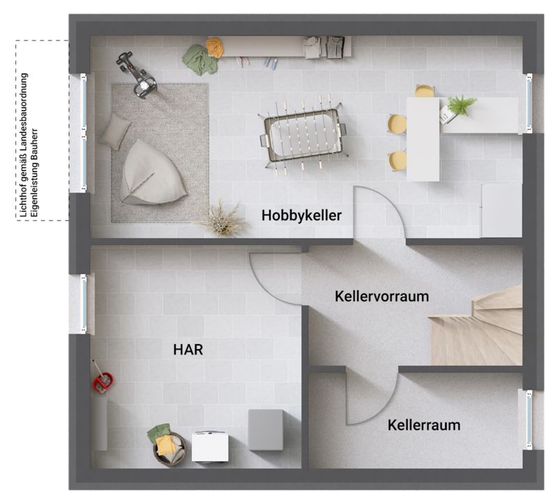 Urbanes Wohnen nähe Trier - Stadtvilla mit Keller in Korlingen in Korlingen