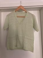 Pullover Shirt mintgrün gestrickt Gr. M Vintage Thüringen - Erfurt Vorschau