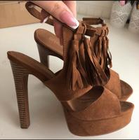 Braune High Heels Wildleder- H&M Baden-Württemberg - Weingarten Vorschau