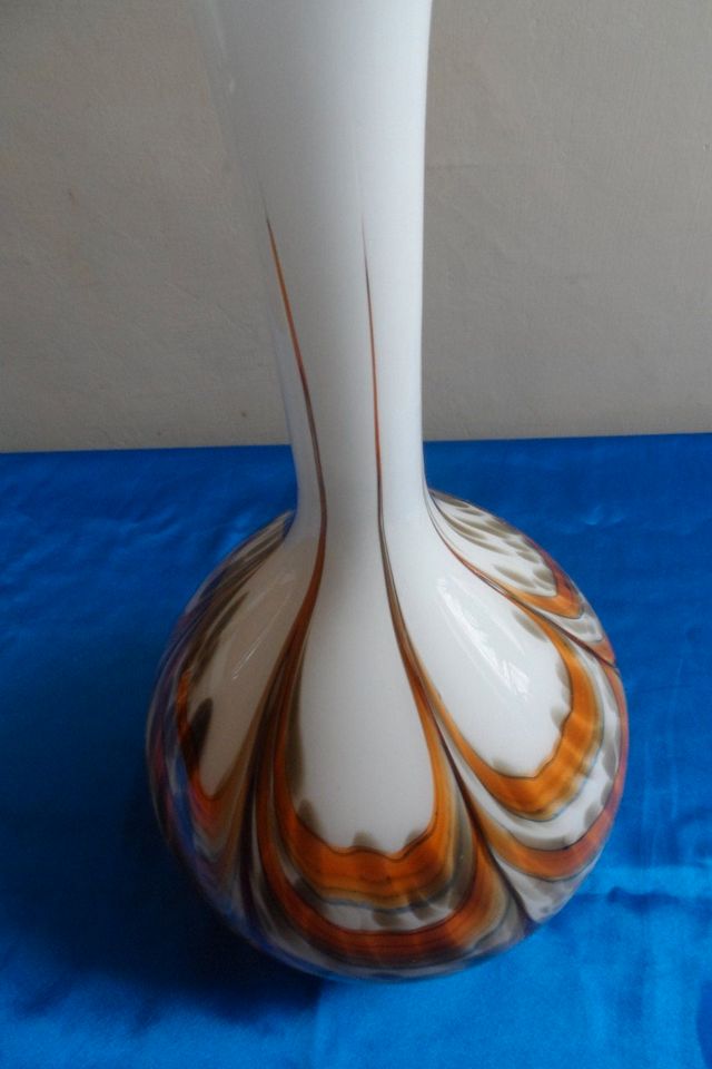 Große Florentiner Opalglas Vase Kunstglas Handarbeit. in Berlin