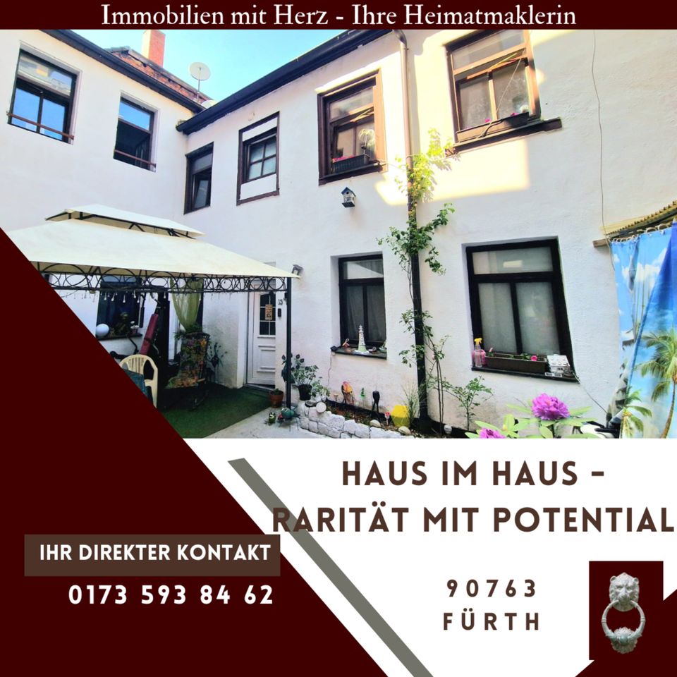 Haus im Haus - Hinterhofgebäude, Eigentumswohnung(en) im eigenen Haustrakt, Maisonette in Fürth