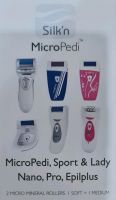 SILK'N MICRO PEDI - 5 x 2 Micro Mineral Rollers soft & medium Nordrhein-Westfalen - Kaarst Vorschau