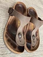 Birkenstock Gizeh Zehentrenner Mokka taupe 36 Baden-Württemberg - Karlsruhe Vorschau