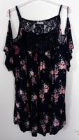 T.Shirt Off Shoulder dunkelblau/rose floral gemustert  Gr. 56 Nürnberg (Mittelfr) - Oststadt Vorschau
