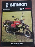 Suche Simson S70 Enduro *ORIGINALZUSTAND* mit DDR Papieren Sachsen-Anhalt - Langeneichstädt Vorschau