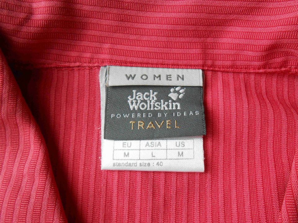Jack Wolfskin Travel M 38 Bluse Hemd outdoor Trekking Wandern in Ismaning