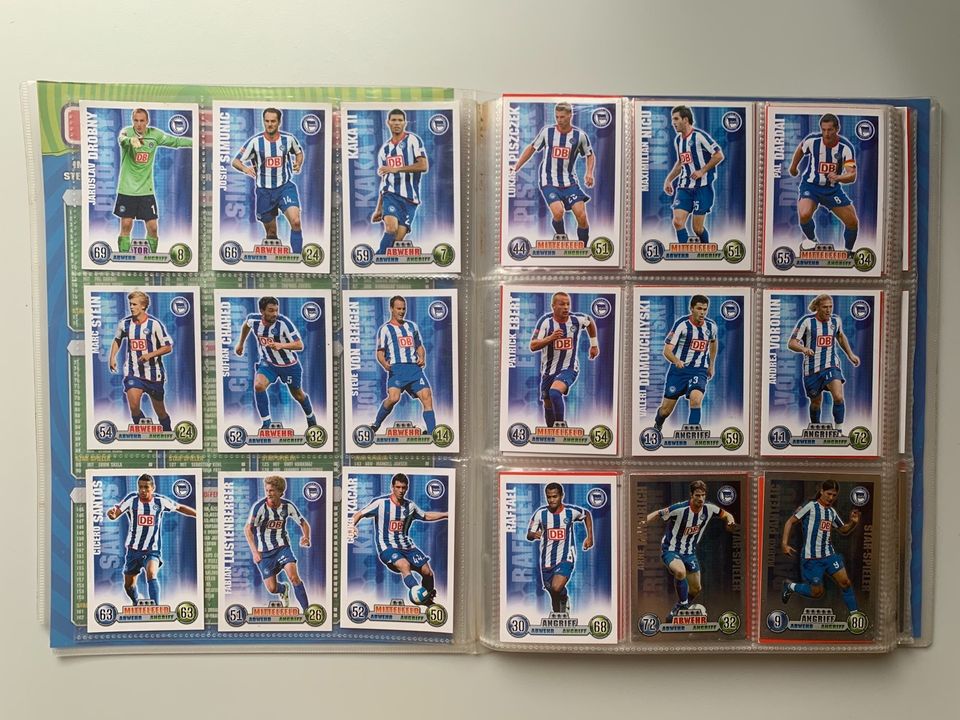 Hertha BSC Match Attax Sammlung / Komplett-Sets 2008-2023 in Remshalden