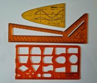 SCHABLONEN, Standardgraph, Rotring, Sinus, Winkel, Daten........e Düsseldorf - Gerresheim Vorschau