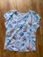 T-Shirt Orsay L blau Blumenmuster Floral Baden-Württemberg - Schwäbisch Gmünd Vorschau