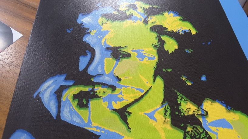 MM MONROE Leinwand Siebdruck? Acryl Warhol 60 x 30 cm Unikat Deko in Berlin