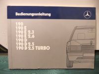 Mercedes 190, W201 Bedienungsanleitung 1988, 190-190D 2,5 Turbo Bayern - Hirschaid Vorschau