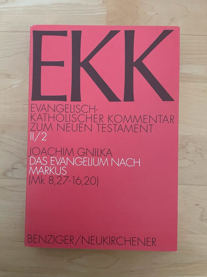 Evangelisch-Katholischer Kommentar zum Neun Testament - EKK in Stephanskirchen