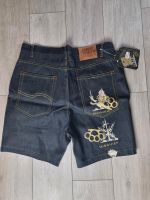 NEU - SIZE W38 - CROOKED INK BAGGY JEANS SHORTS FIGHT Hessen - Hanau Vorschau