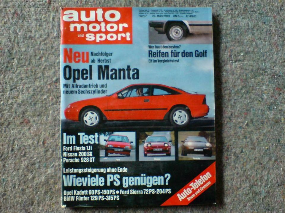 "AMS - Auto, Motor und Sport Hefte, 1989, 20 Stück" in Alzey