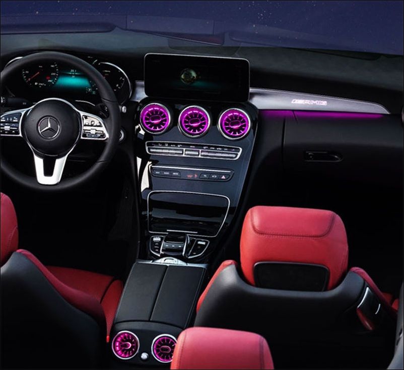 Mercedes Benz AMG Ambiente Beleuchtung in Großbeeren