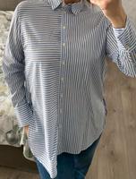 Hemd Bluse OPUS Fridali Blau Weiß Gr. 36 Top Zustand Sachsen - Struppen Vorschau